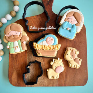 PDF Belen San Jose , Maria ,niño Jesus y vaca (Descargable)