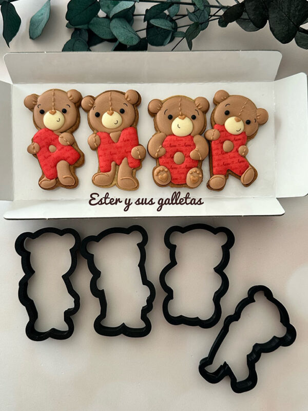 Cortadores PLA Minis osos AMOR