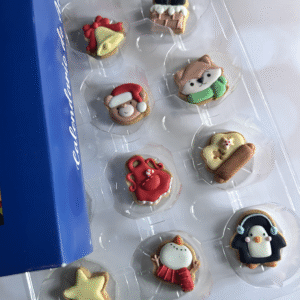 24 Cortadores PLA MINI  de navidad para clase calendario de adviento 2025