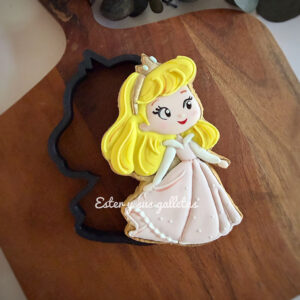 Cortador princesa  PLA Aurora de Lado