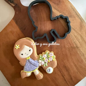 Cortador PRIMAVERA  PLA niña carrito