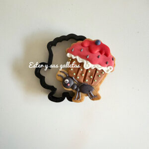 Cortador hormiga cupcake